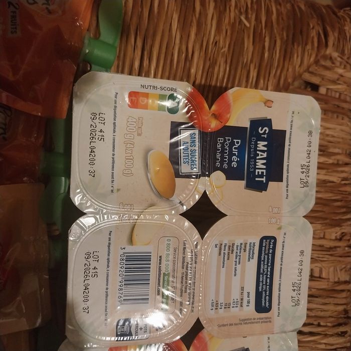 Lot de compotes st Mamet et pom potes - photo numéro 2