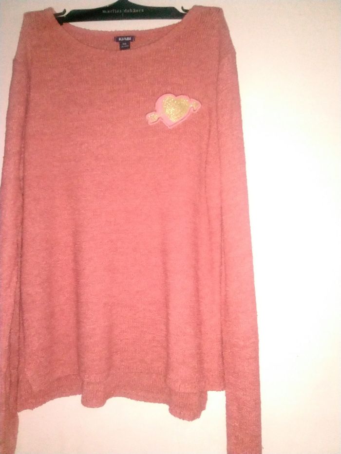 Pull avec un coeur