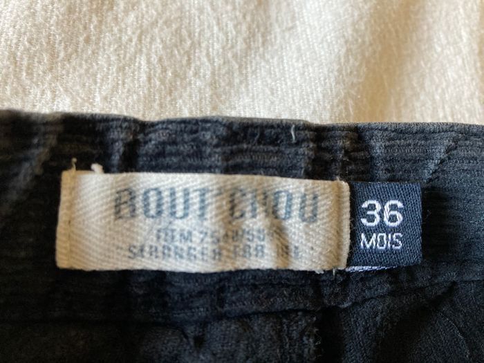 Pantalon velours 3 ans noir - photo numéro 3