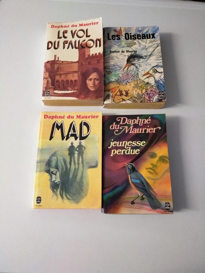 Lot 4 livres Daphné Maurier