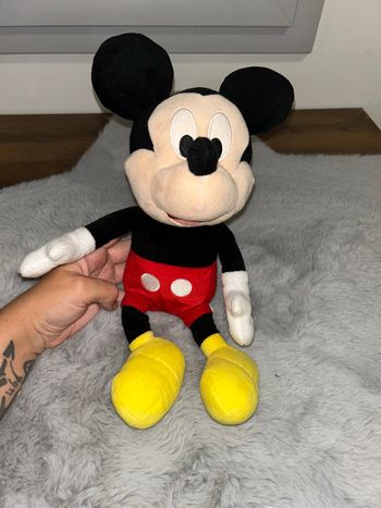Doudou / peluche Mickey mouse qui rigole