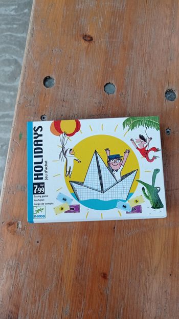 Jeu de carte Djeco holidays