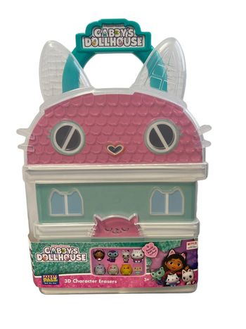 Valise Dreamworks Gabby’s Dollhouse 5 figurines Puzzle Palz neuf