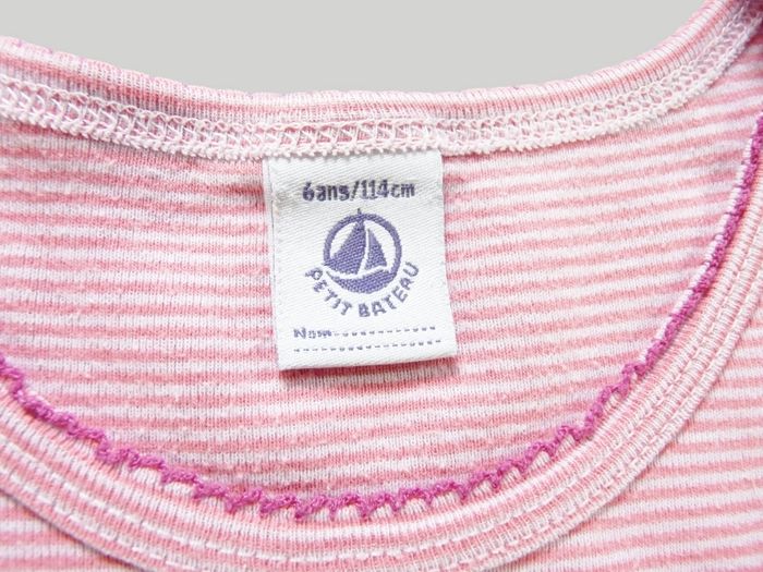 Chemise de nuit manches courtes milleraie rose rayures Petit Bateau 6 ans 114 cm fille - photo numéro 2