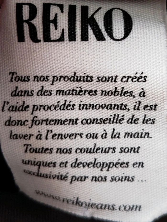 Jean gris et noir Reiko taille 38 - photo numéro 7