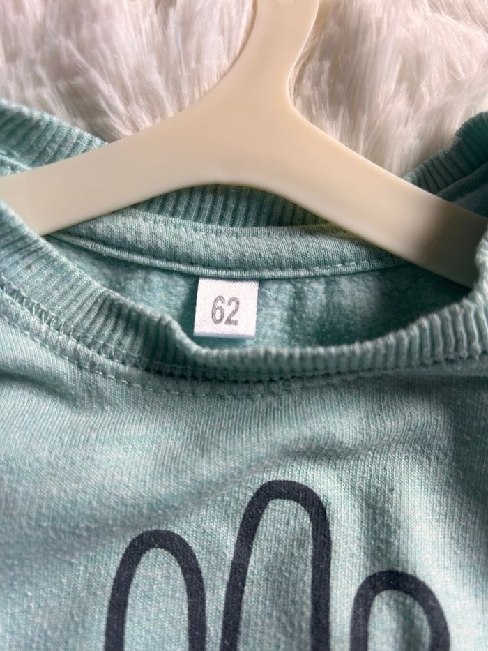 Ensemble sweat & pantalon bleu – 6 mois - photo numéro 3