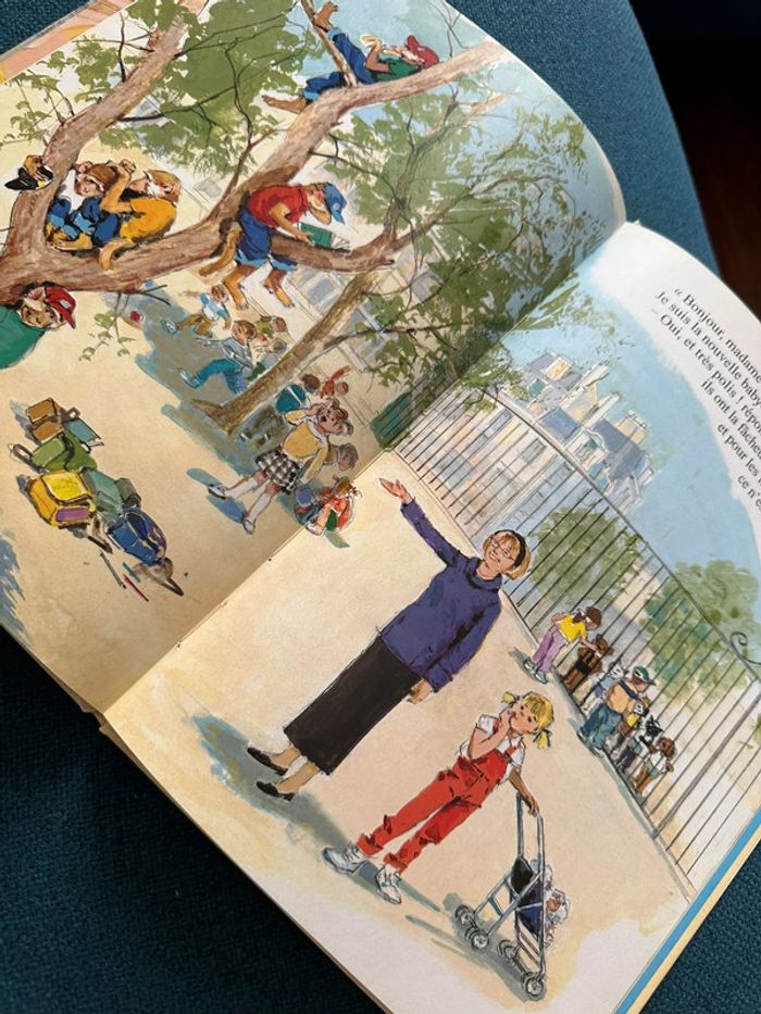 Livre Caroline babysitter baby-sitting bd album rare Pierre Probst chat pouf - photo numéro 5