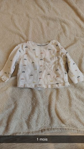 Maillot manches longues 1 mois
