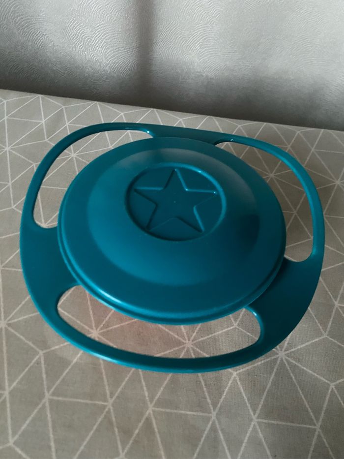 Bol gyroscopique avec Couvercle pour bébés et Enfants Anti-Renversement - photo numéro 3