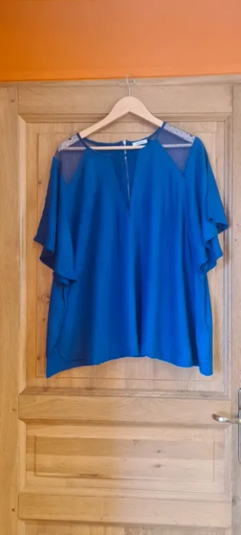 Blouse bleu Castaluna