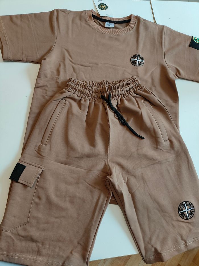 Ensemble garçon t-shirt short neuf 16 ans - photo numéro 2