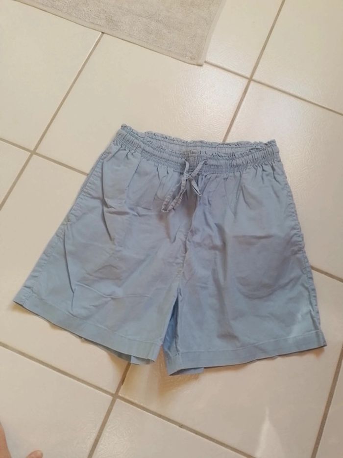 Short bermuda femme bleu ciel - photo numéro 8