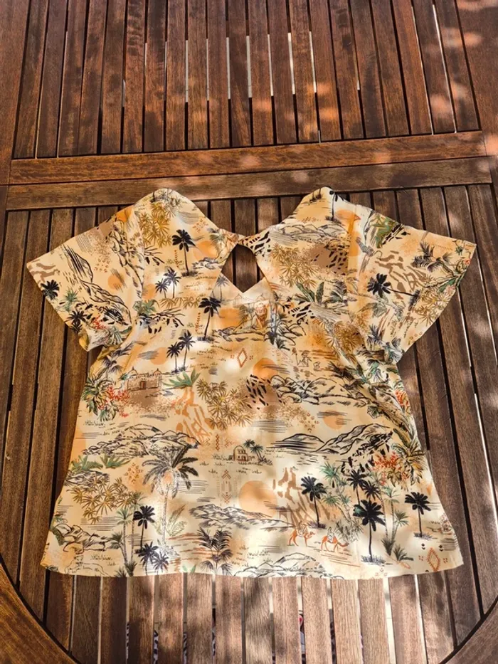 Blouse Cache Cache manches courtes T.42 - photo numéro 4