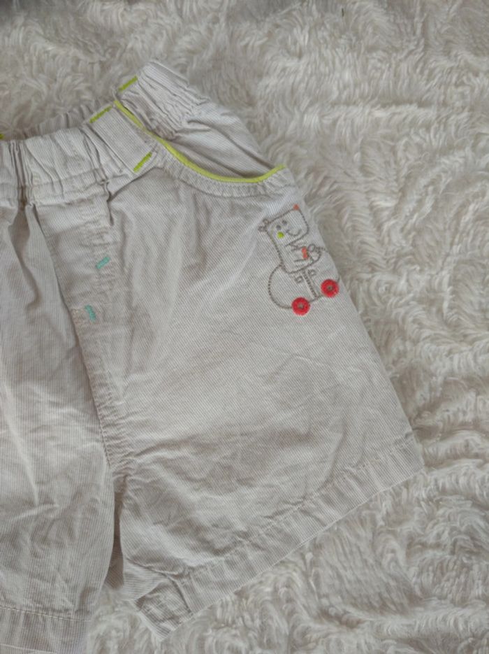 Short Garçon 12 mois Ours Éléphant Orchestra - photo numéro 4