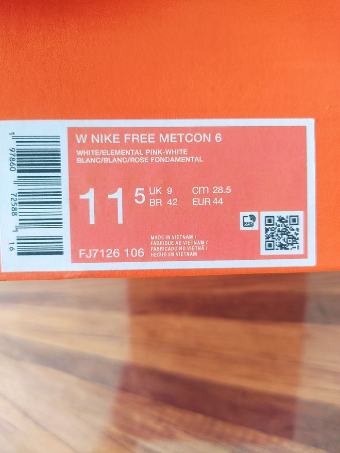 Baskets Nike free metcon 6 T 44 - photo numéro 8