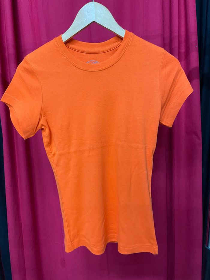 T-shirt orange été