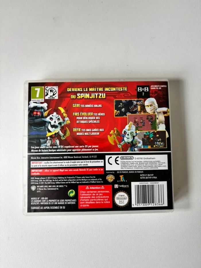 Jeux Nintendo ds lego ninja go complet PAL FR - photo numéro 2