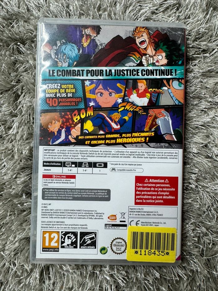 Jeu My Hero One’s Justice 2 sur Nintendo Switch - photo numéro 3