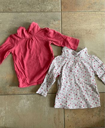 Lot cols roulés 6 mois