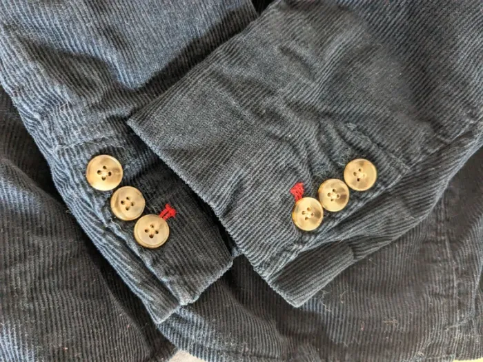 Veste Esprit simili velours - Marine. - photo numéro 4