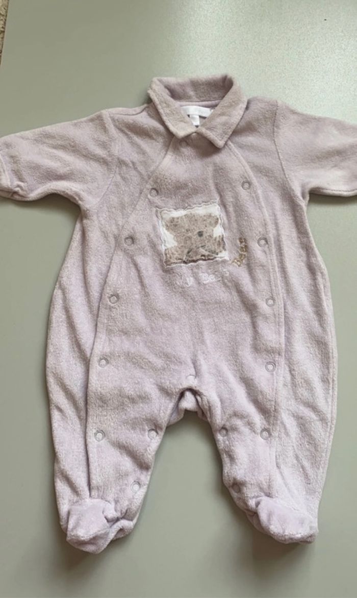 Lot de 7 pyjamas chauds 1 mois - photo numéro 3