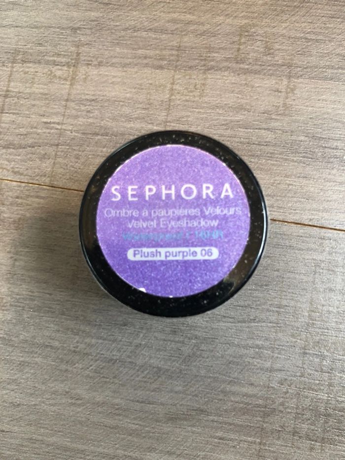 Ombre à paupières velours sephora plush purple