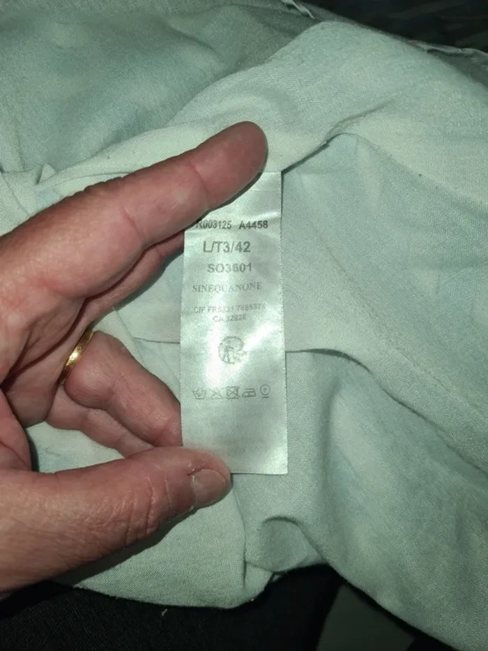 Robe avec boutons chemisier été sinéquanone 42 L - photo numéro 11
