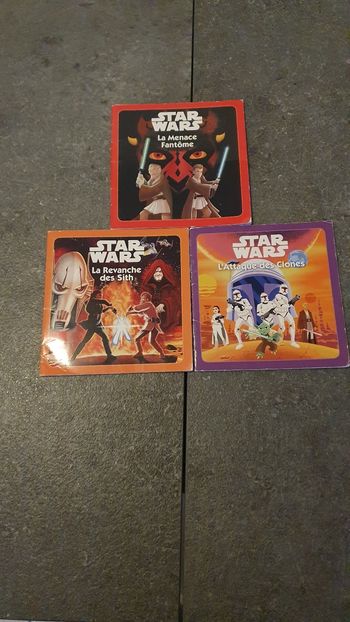 3 petits livres Star Wars