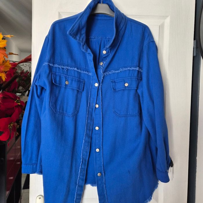 Chemise avec franges modèle unique grande taille