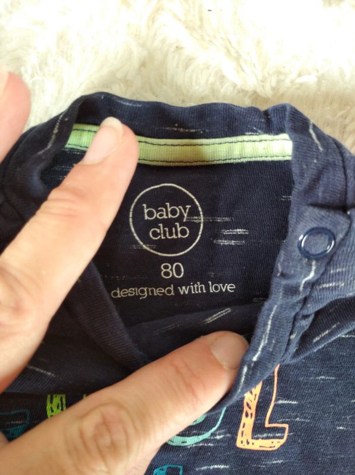 Tee shirt chemise manches courtes Garçon 12/18 mois Cool like Dad Papa Baby club - photo numéro 6