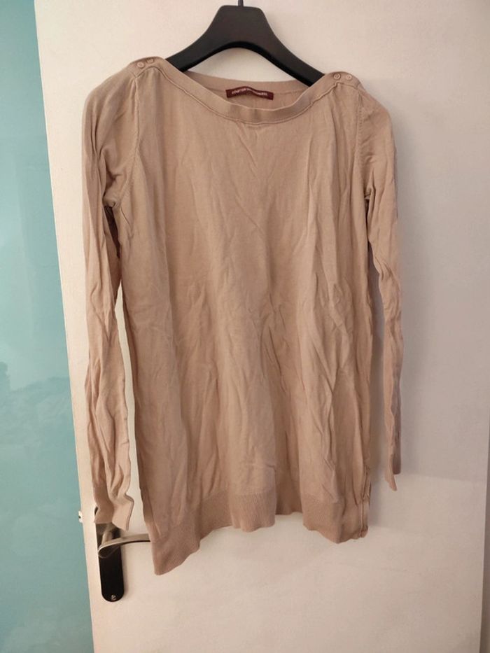Pull long beige t. L Comptoir des Cotonniers