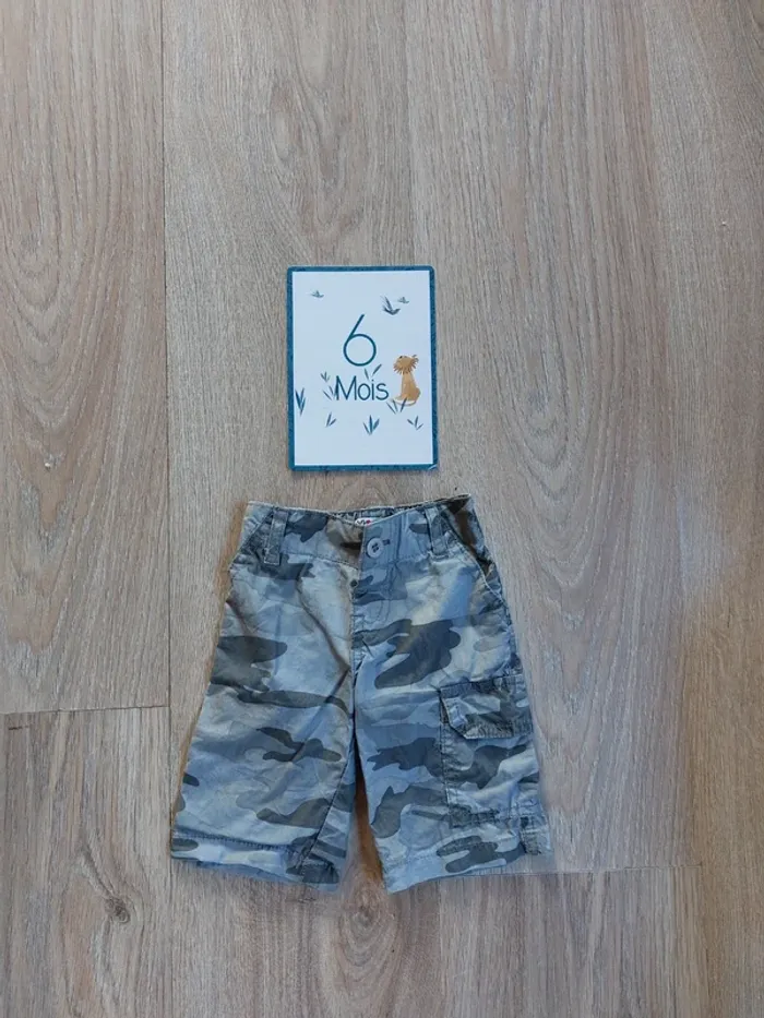 Short barbouillage 6 mois