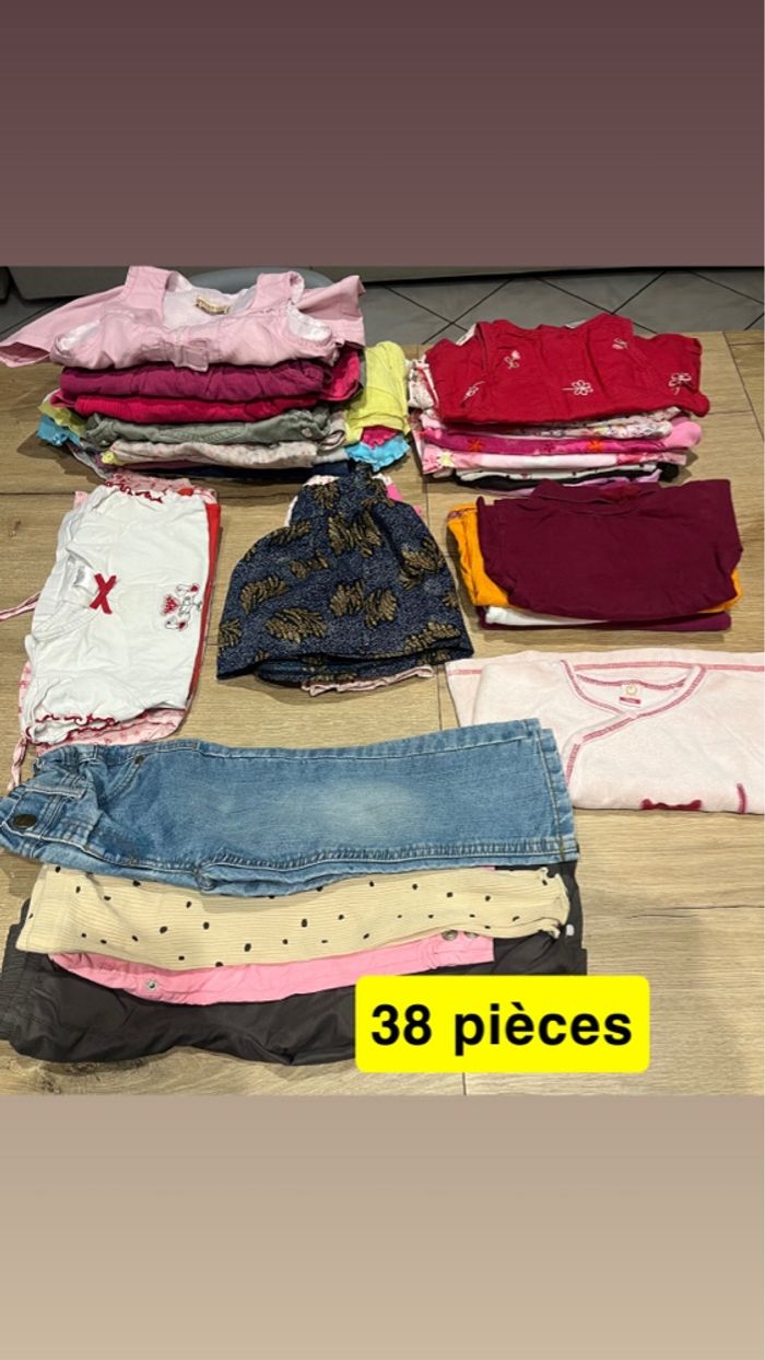 Lot fille 23/24 mois 2 ans