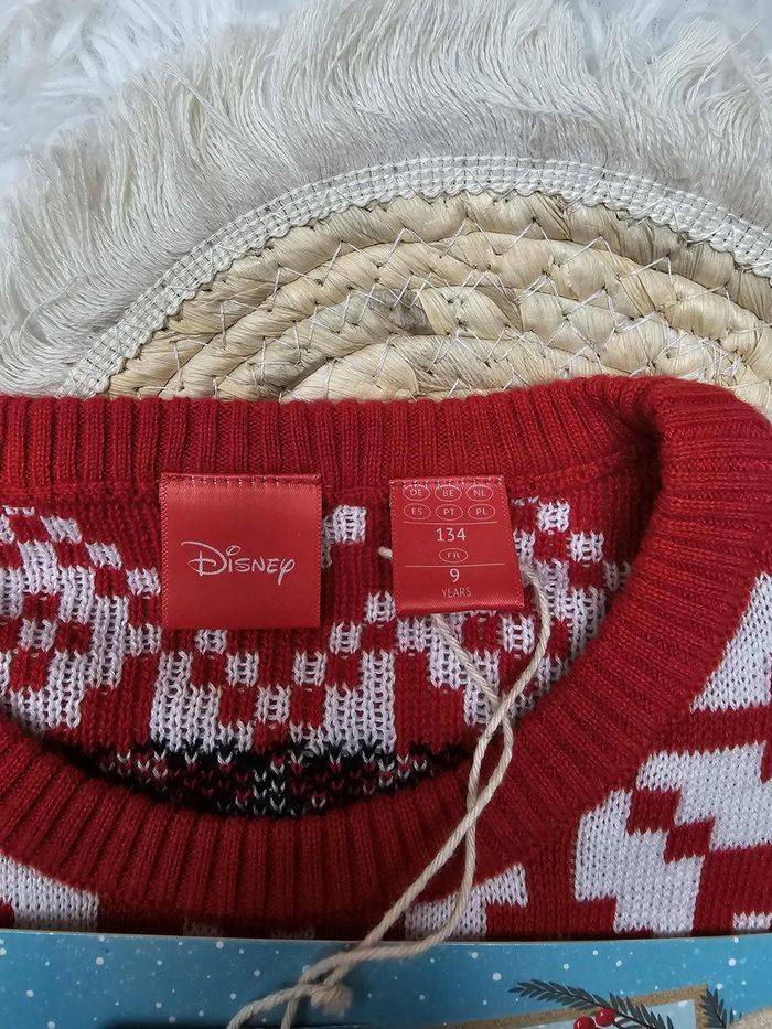Pull Neuf Minnie Noel 9 Ans - photo numéro 2