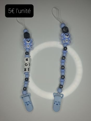 Attache tetine ourson