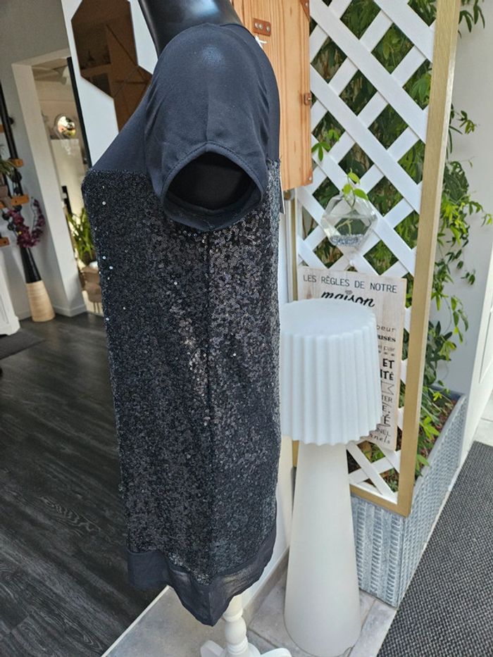 Daphnea Paris robe noir festive taille S - photo numéro 3