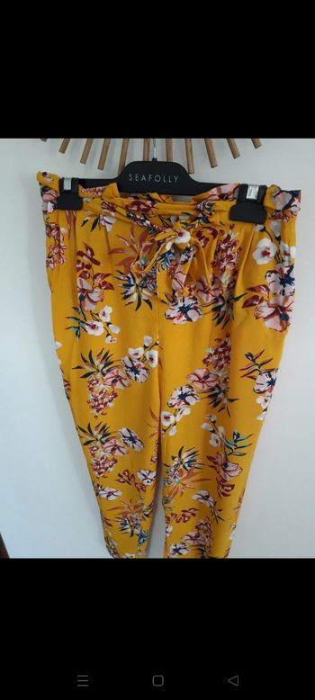 Pantalon fluide fleurie Pimkie