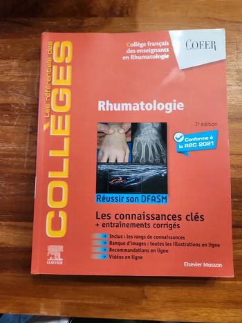 Livre : Rhumatologie