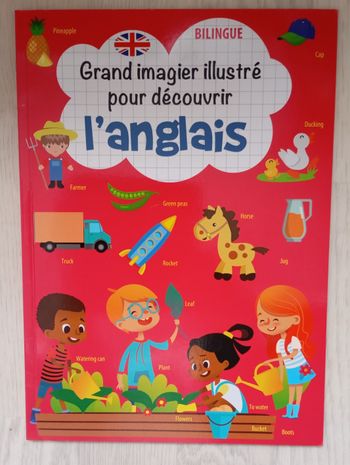 Livre Grand imagier illustré pour découvrir l'anglais