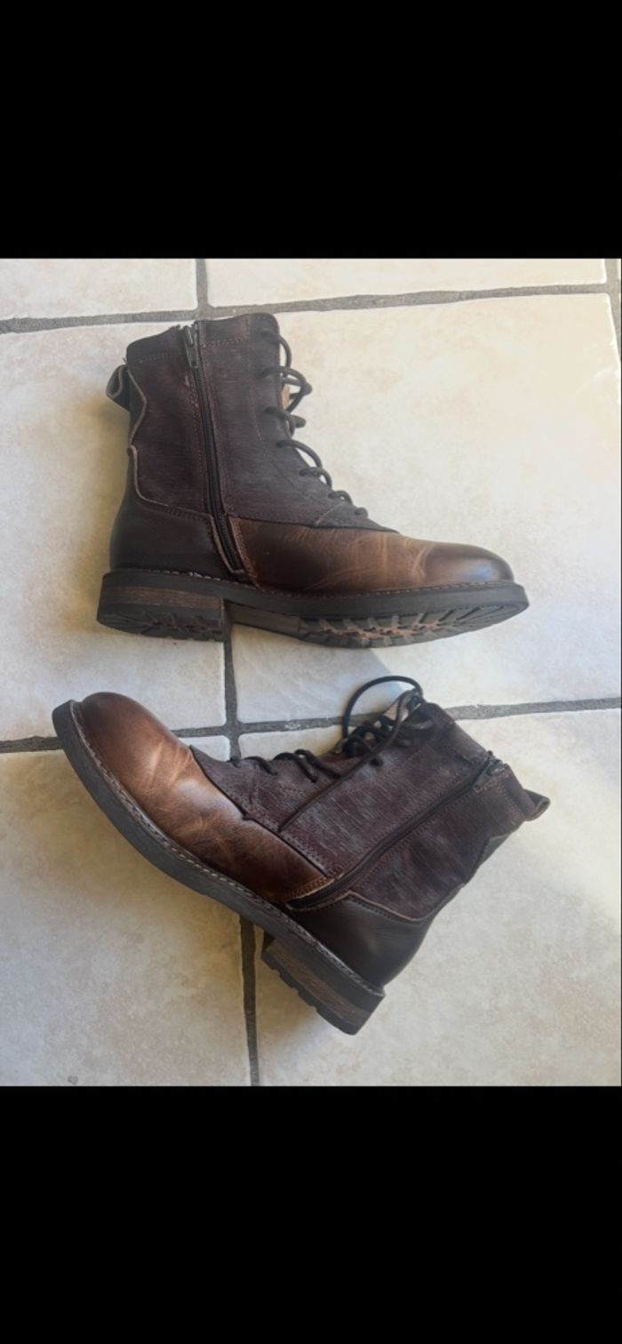 Bottines à lacets Palladium - photo numéro 3