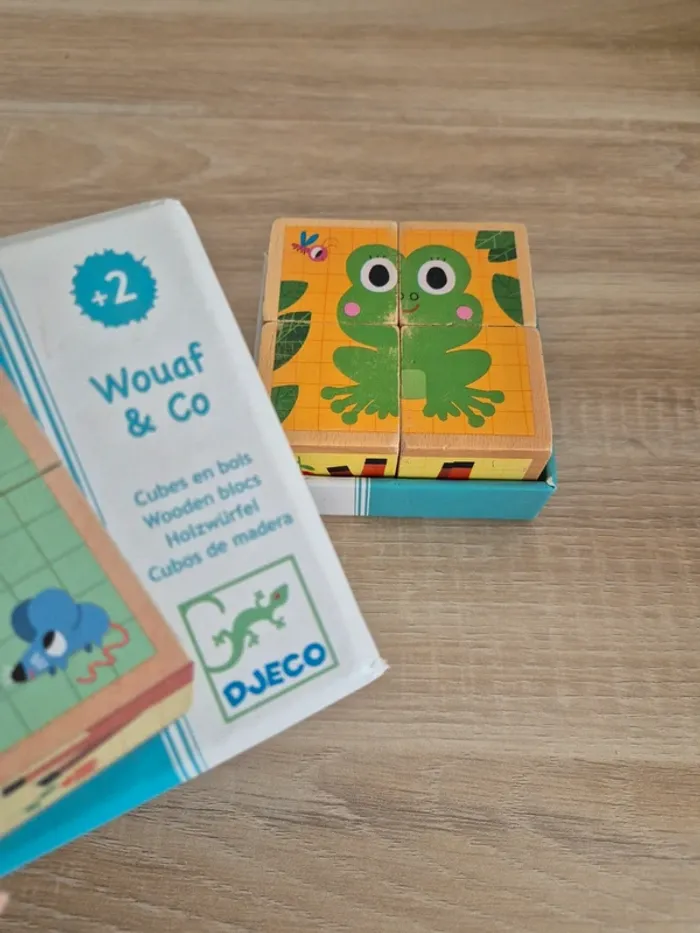 Puzzle cube animaux djeco - photo numéro 2