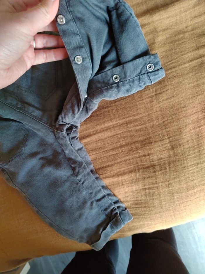 Salopette souple grise kiabi 6 mois - photo numéro 6