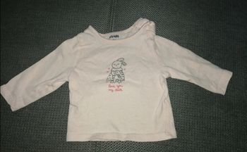 Tee shirt fille taille 1 mois très bon état