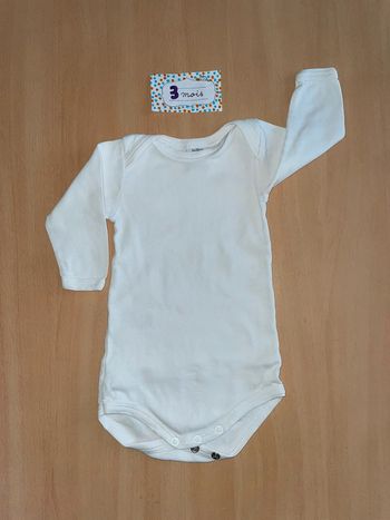 Body Petit Bateau 3 mois