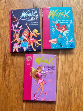 Lot de 3 livres Winx