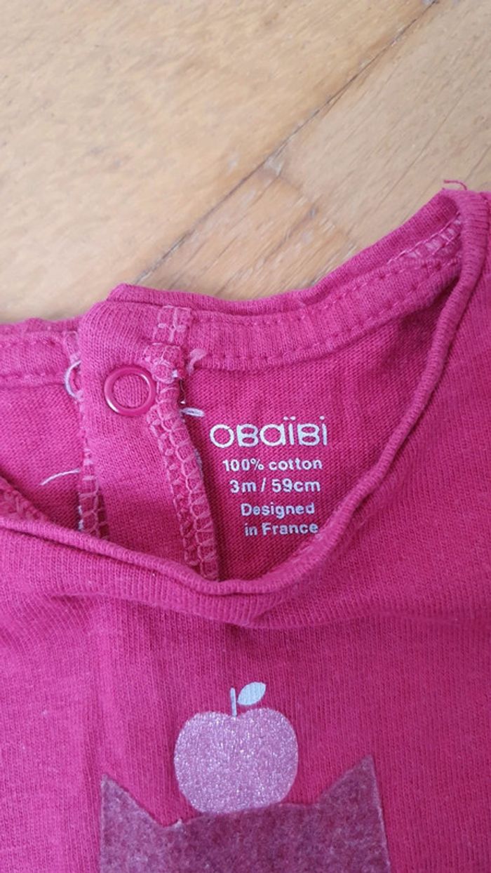 Tee-shirt manches longues Obaïbi - photo numéro 3
