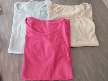 Tee shirts femme lot de 3 taille 42