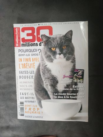 Magazine 30 millions d'amis numéro 367 novembre 2018