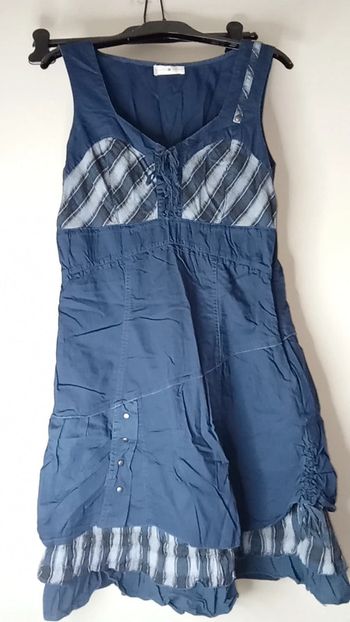 Robe bleu - cache cache - Taille M/38