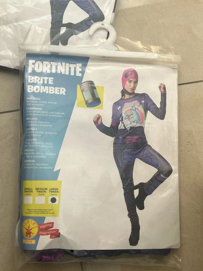 Déguisement fille ados Fortnite Brite Bomber neuf